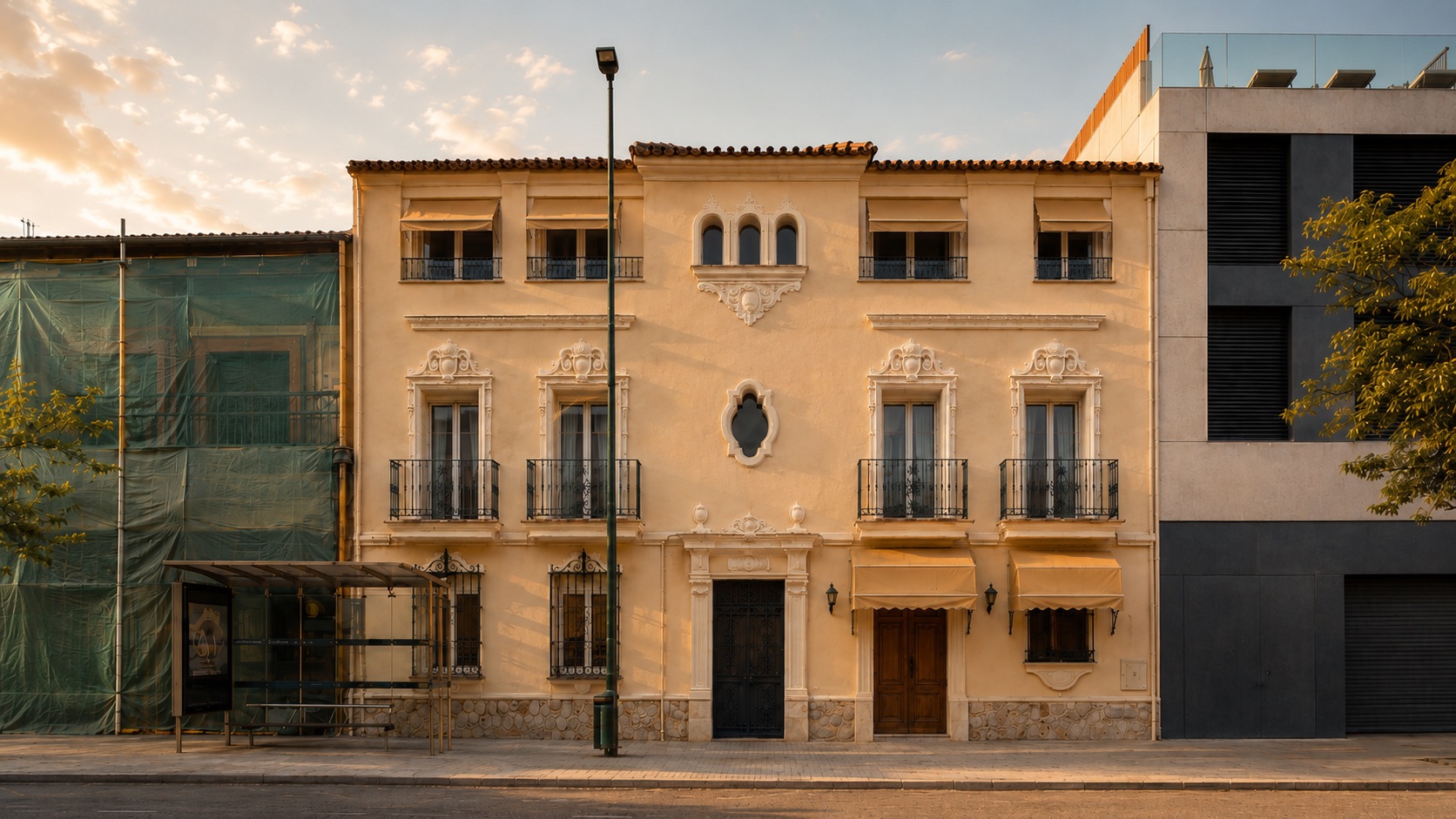 Residential building in a central M&aacute;laga district